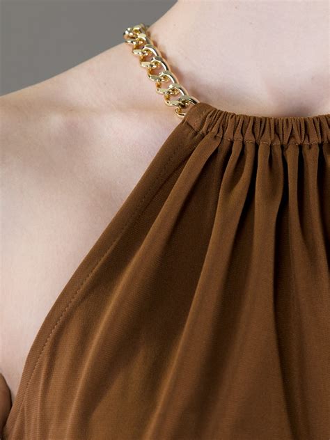 michael kors top with chain.